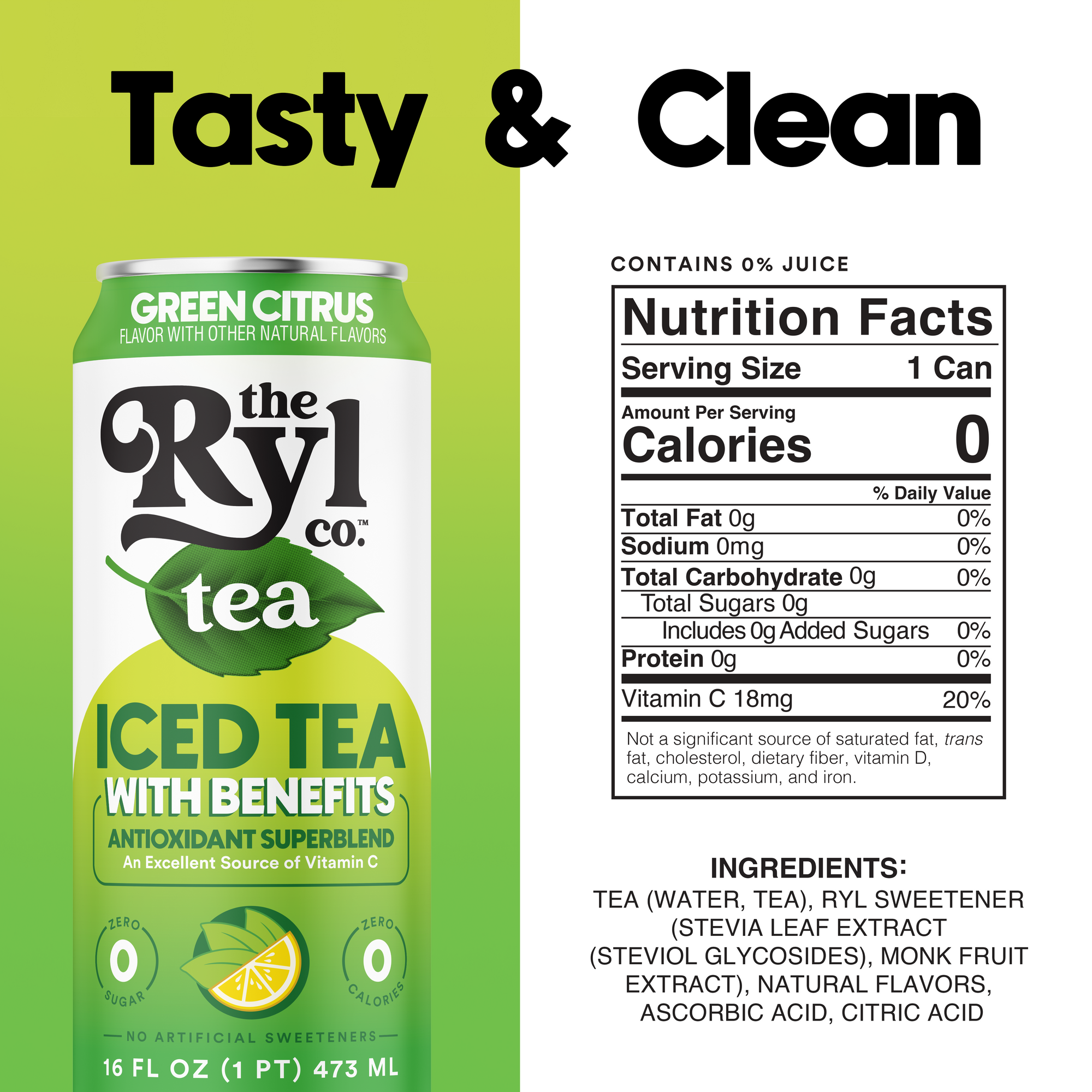 Green Citrus 12 Pack
