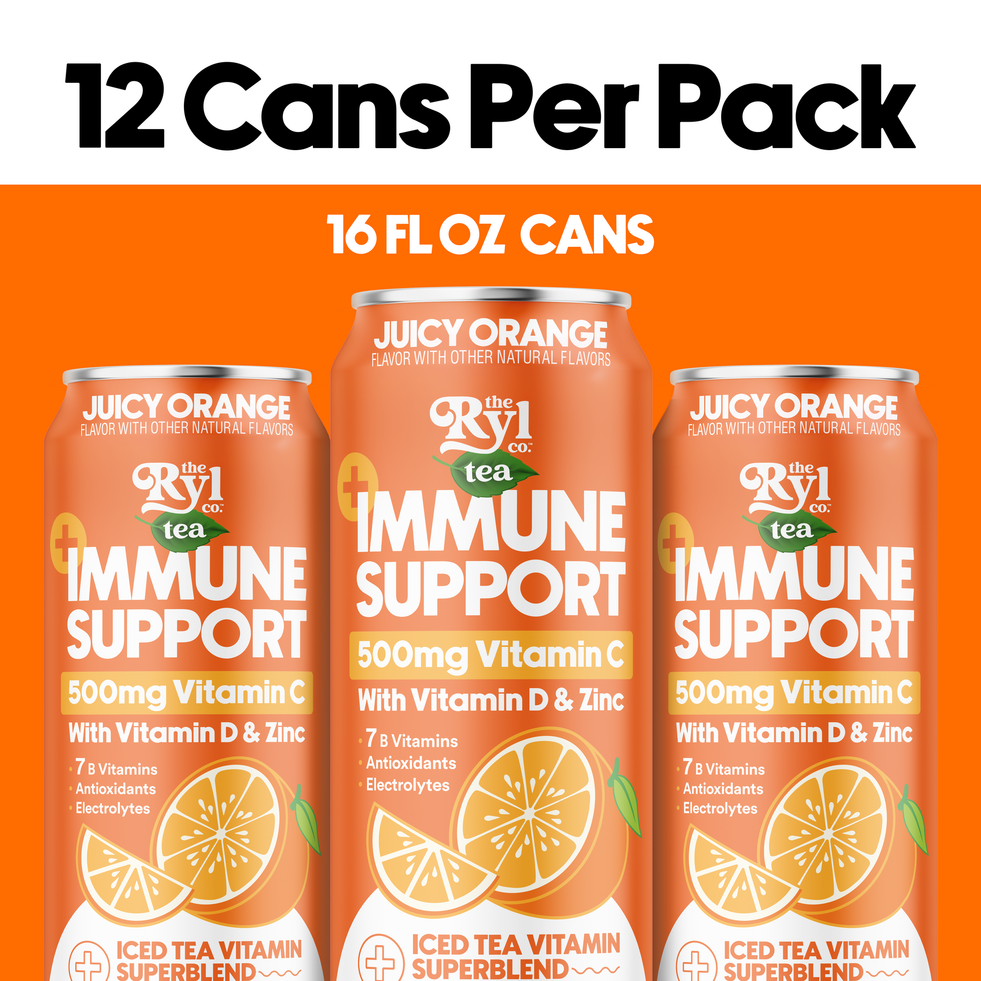 Immune Support Juicy Orange 12 Pack