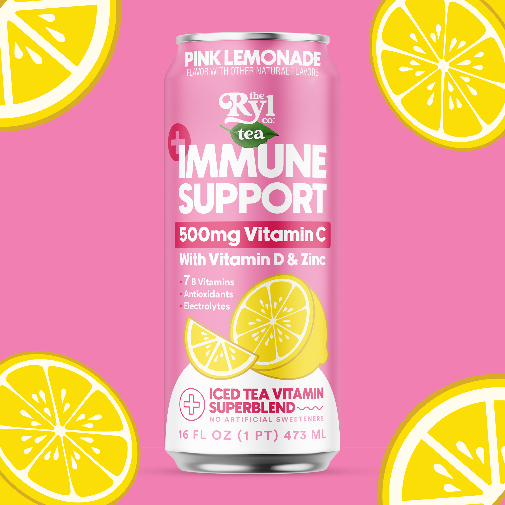 Immune Support Pink Lemonade 12 Pack
