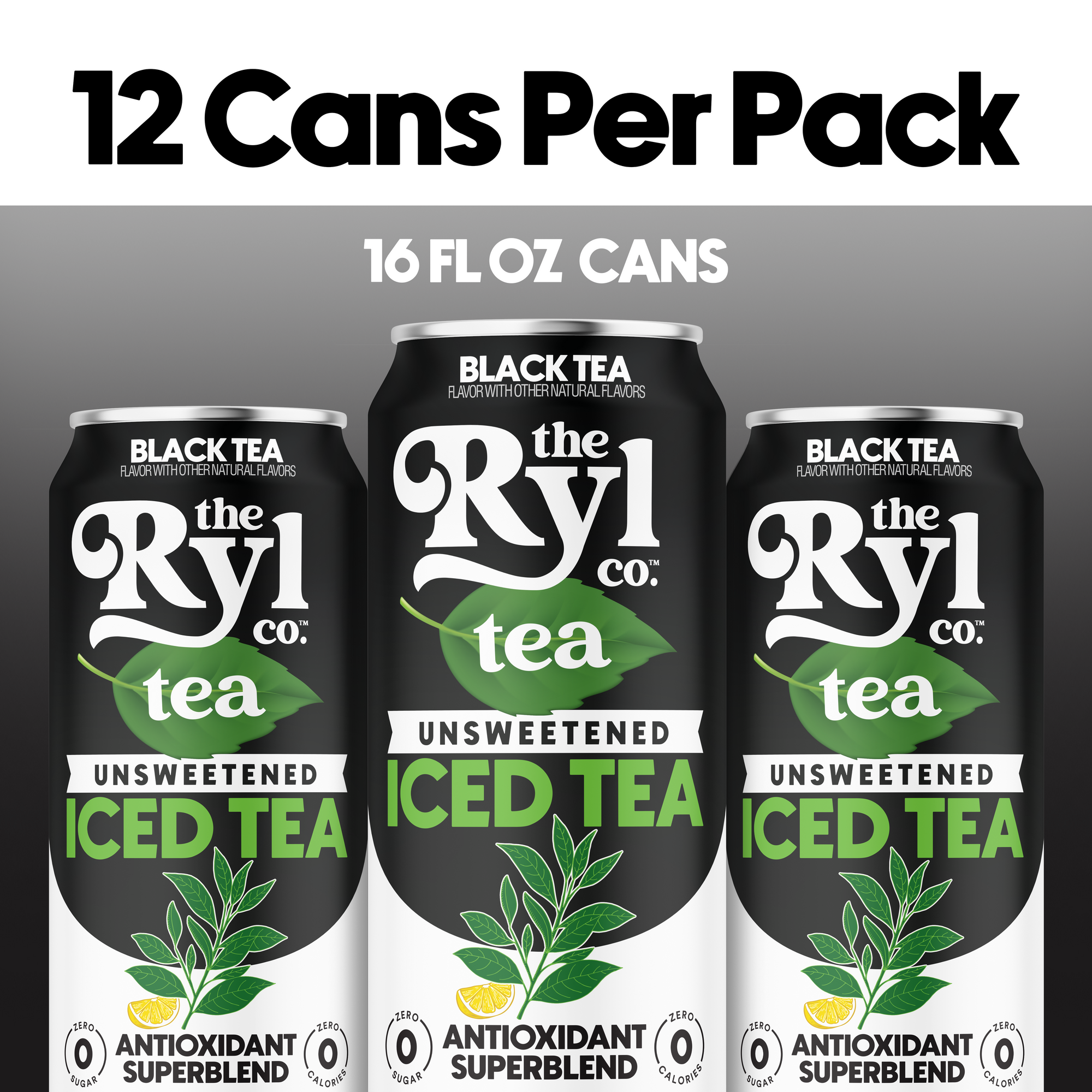 Unsweetened Black Tea 12 Pack