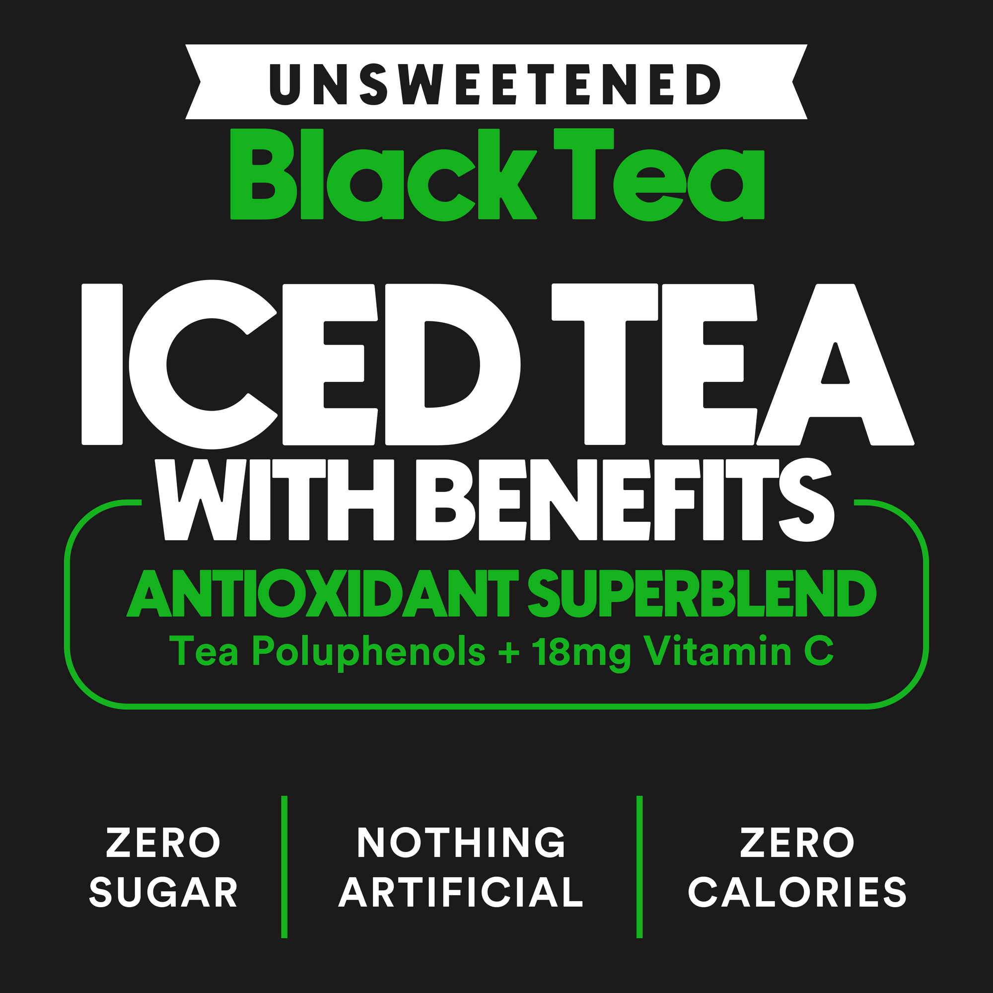 Unsweetened Black Tea 12 Pack