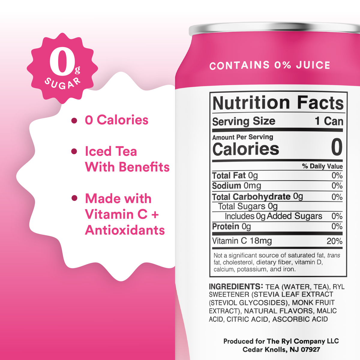 Ryl Dragonfruit Iced Tea