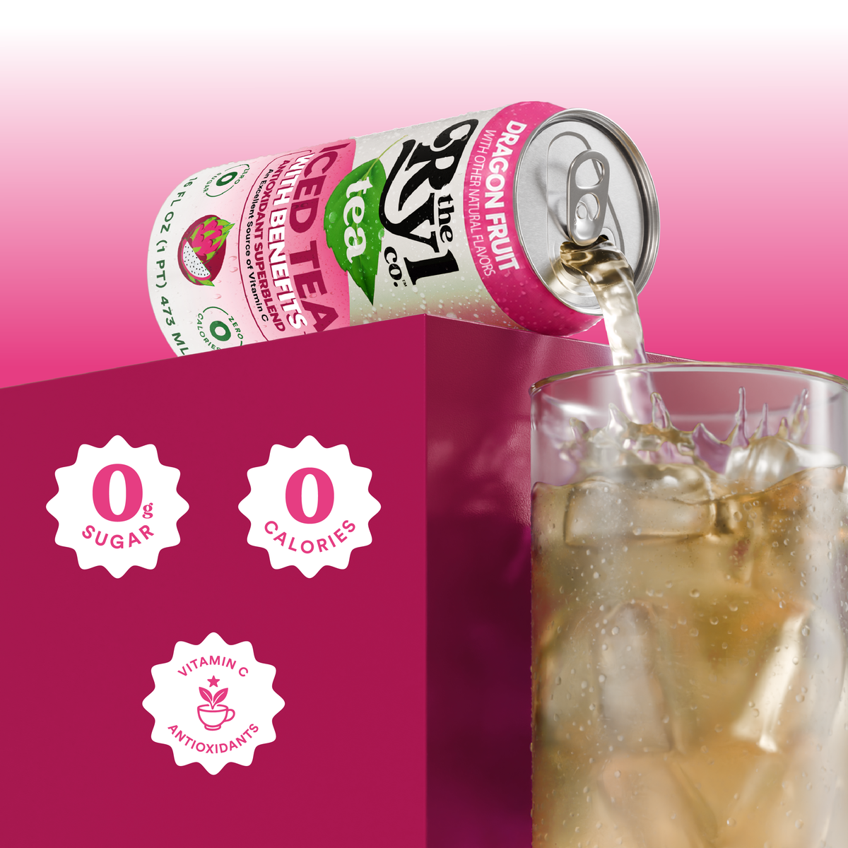 Ryl Dragonfruit Iced Tea