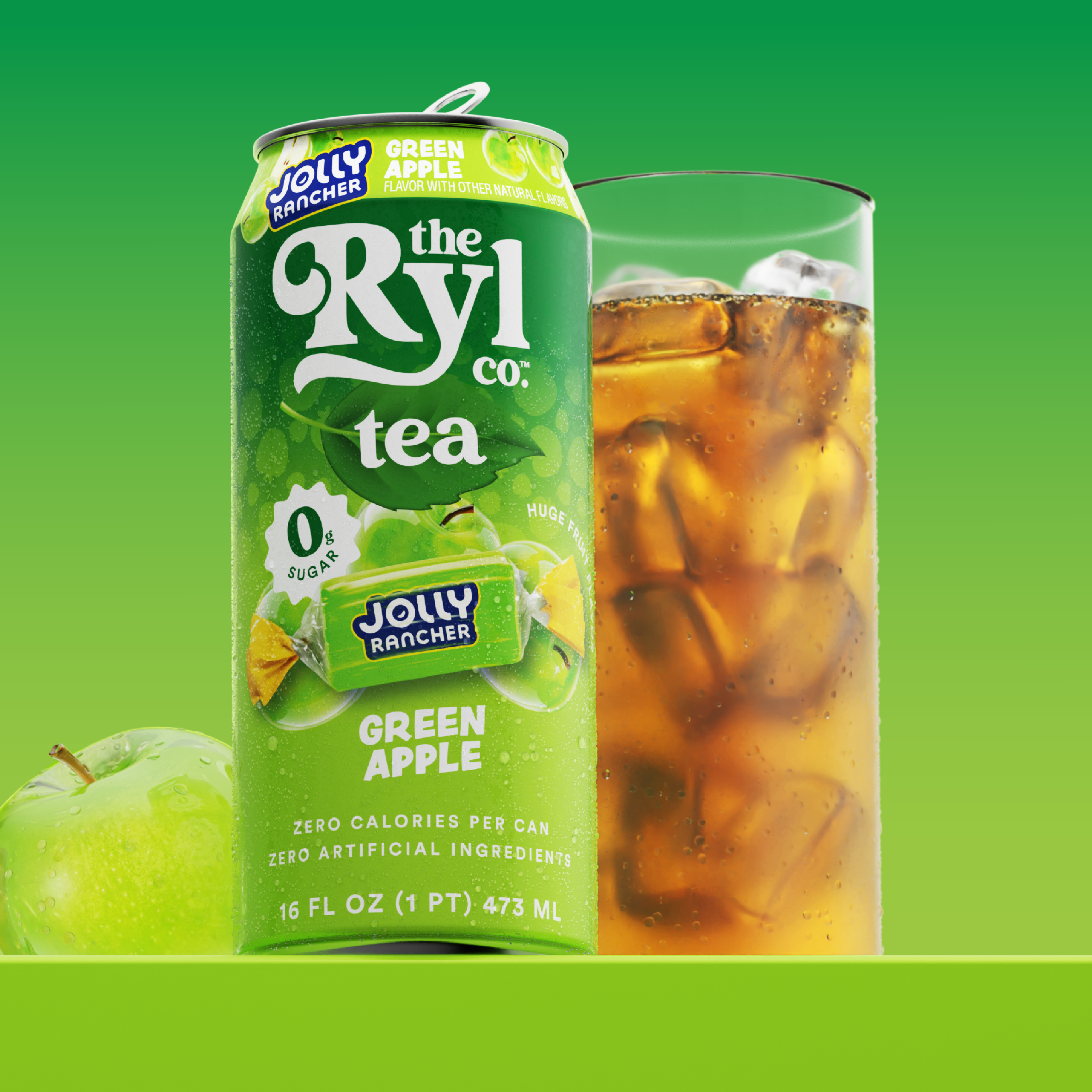 Jolly Rancher Ryl Green Apple Iced Tea