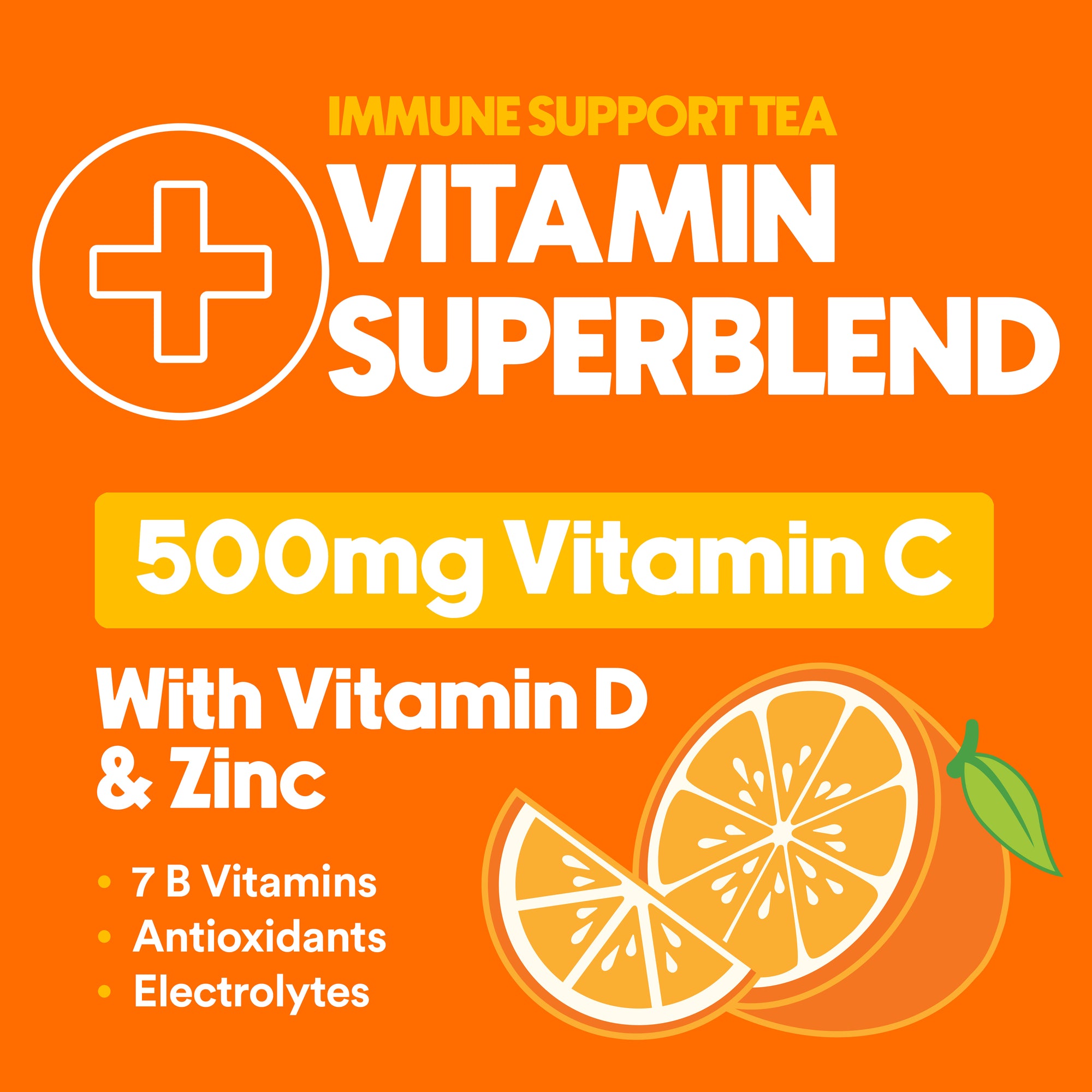 Immune Support Juicy Orange 12 Pack