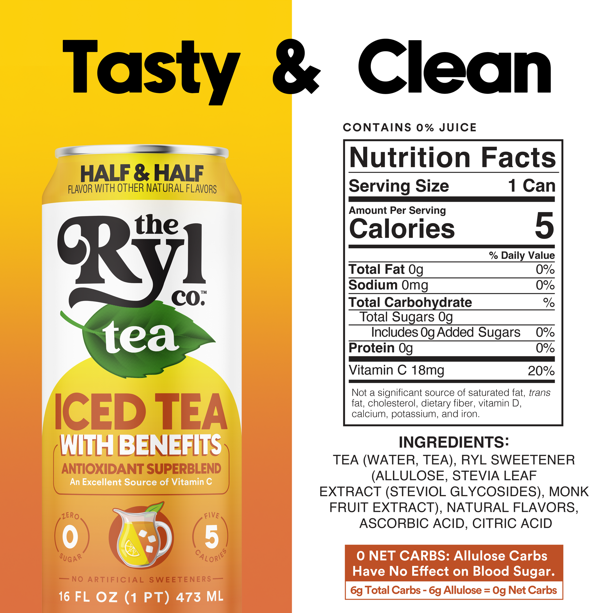 Half Iced Tea & Half Lemonade 12 Pack