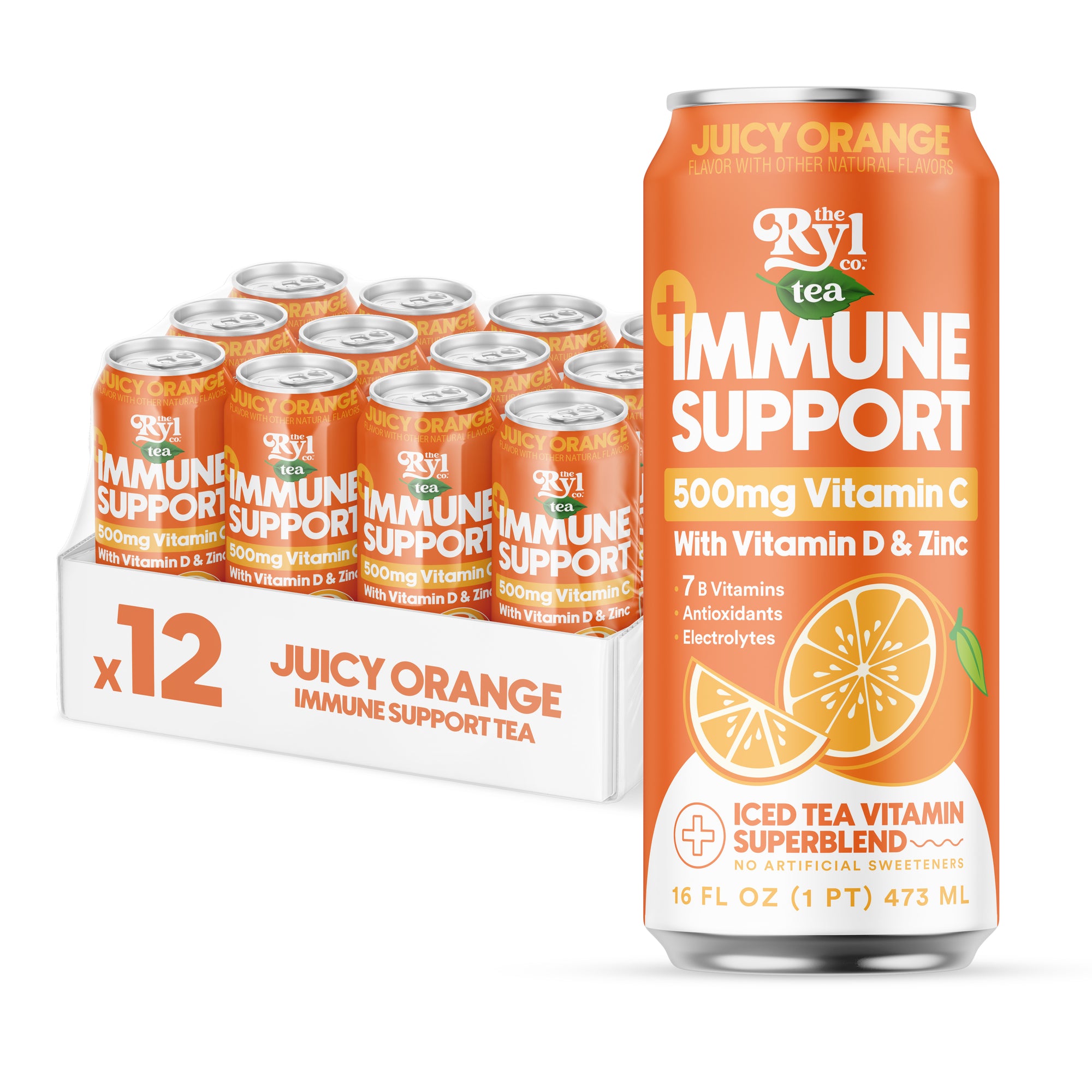 Immune Support Juicy Orange 12 Pack
