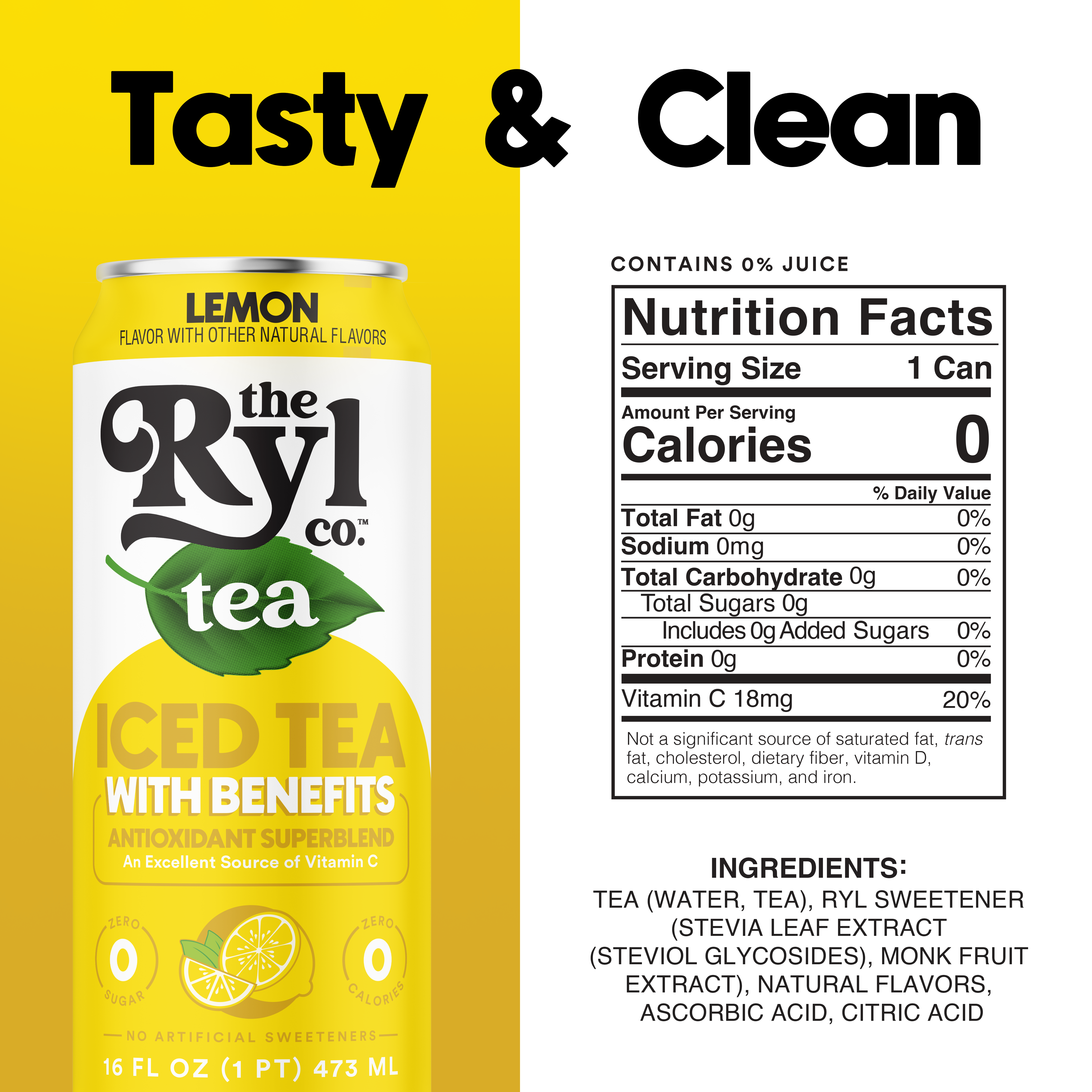 Ryl Lemon Iced Tea