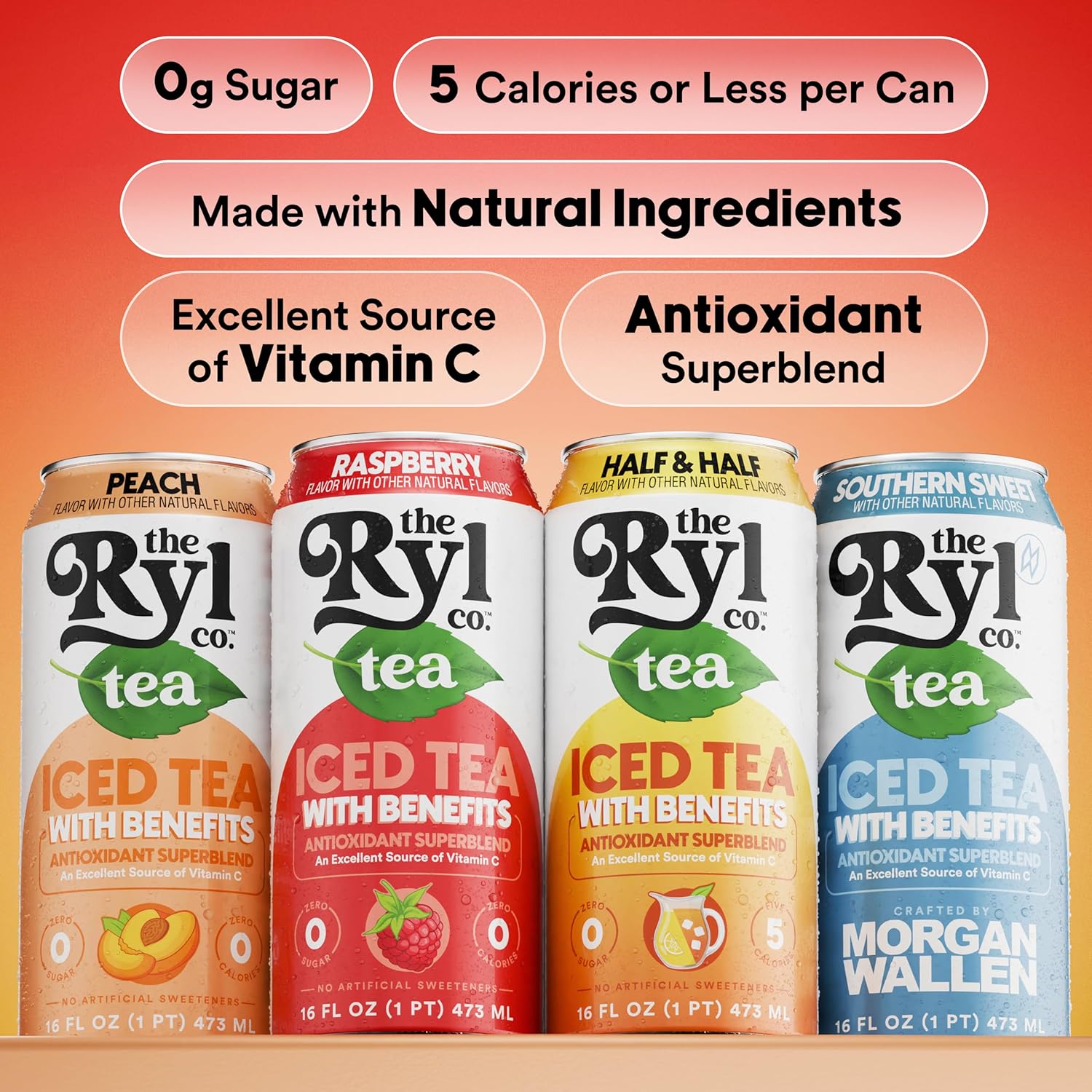 Variety Best Sellers (Half & Half / Raspberry / Peach / Sweet Tea)
