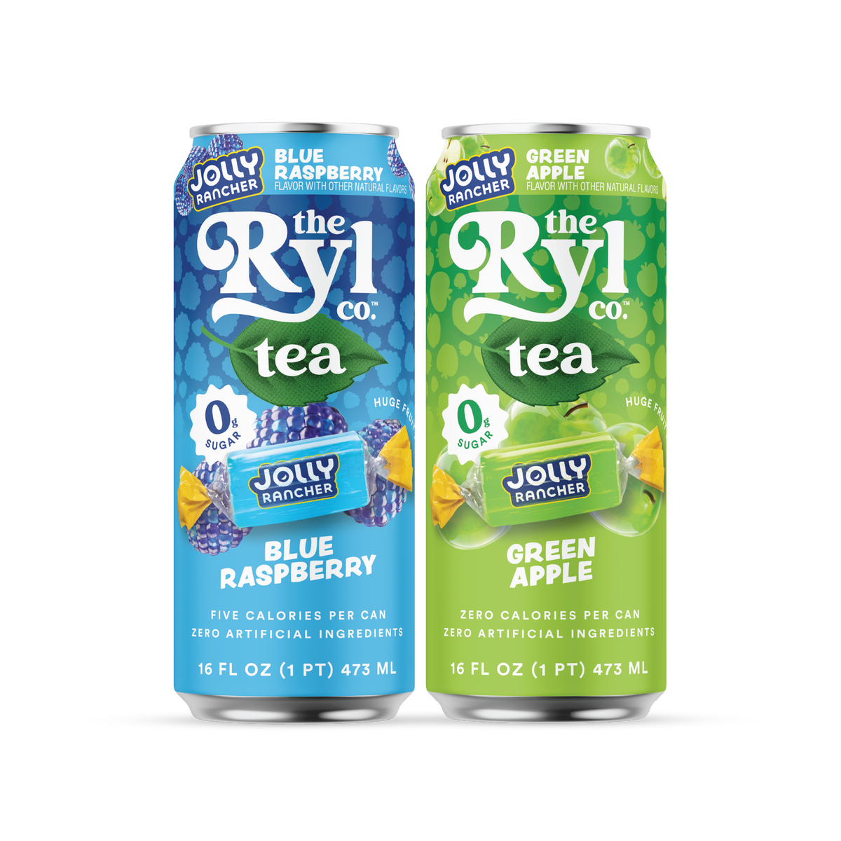 Jolly Rancher Ryl Iced Tea Variety Pack (Green Apple, Blue Raspberry)