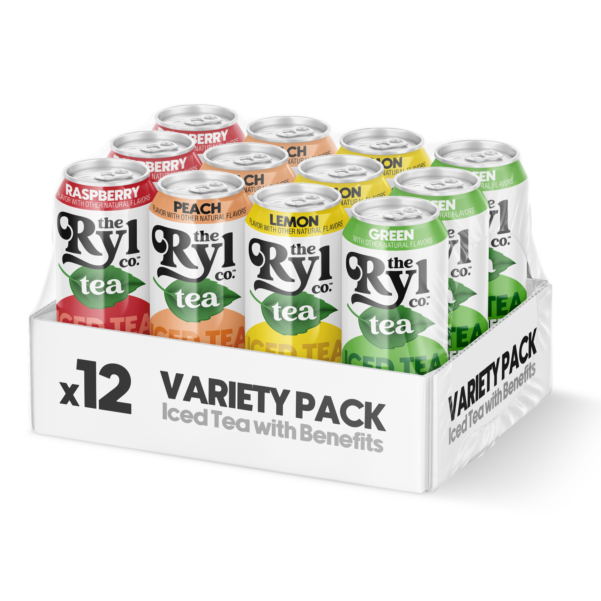 Ryl Variety Fruit Sampler Iced Tea (Peach, Raspberry, Lemon, Green Tea ...